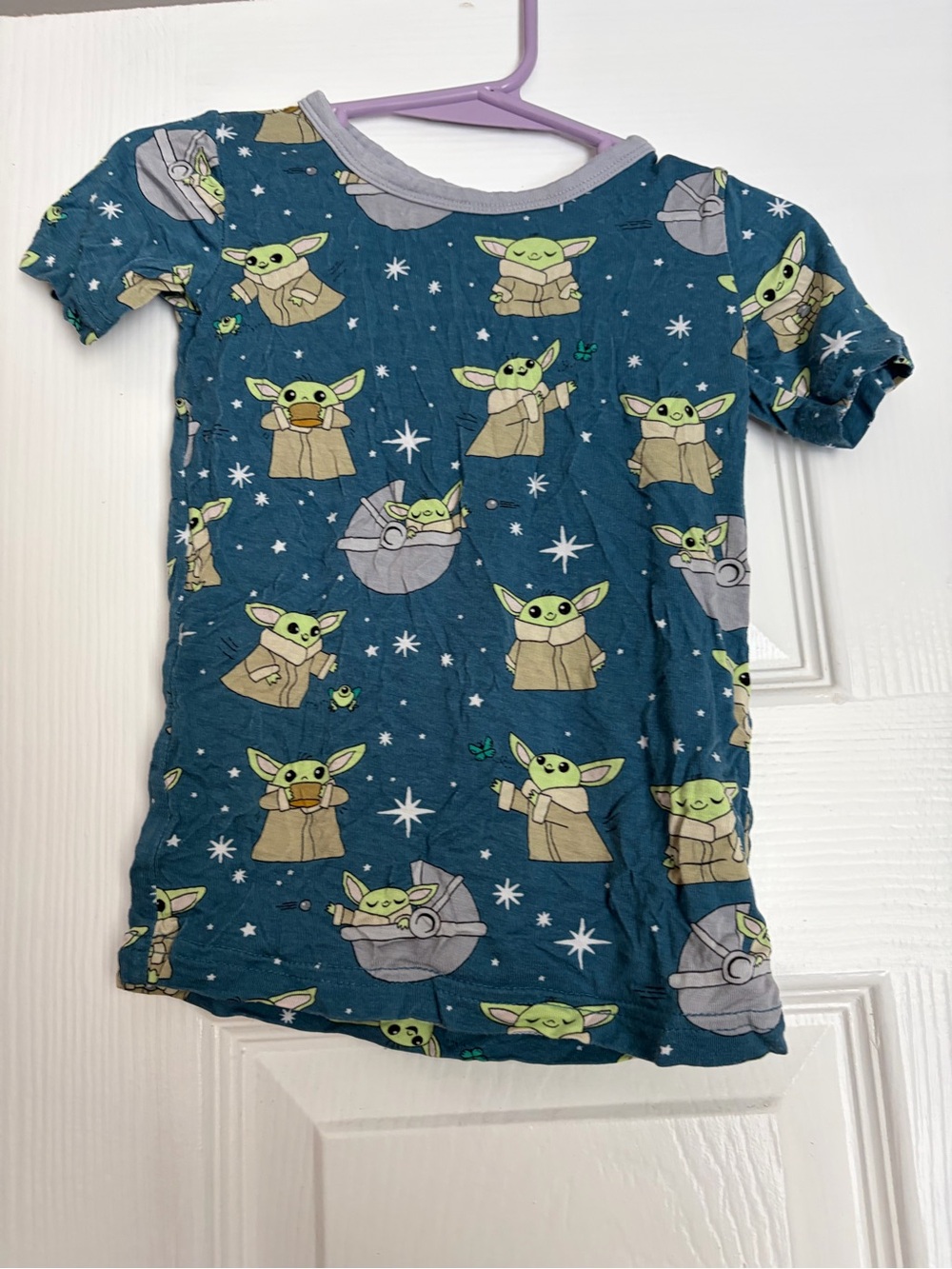 Little Sleepies Blue Grogu shortsleeve/pants - Star Wars Inspired
